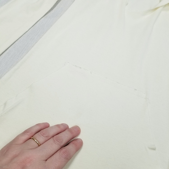 Michael stars think t shirt like hoodie‎ with kangaroo pouch long sleeve  OSFM - Picture 10 of 10